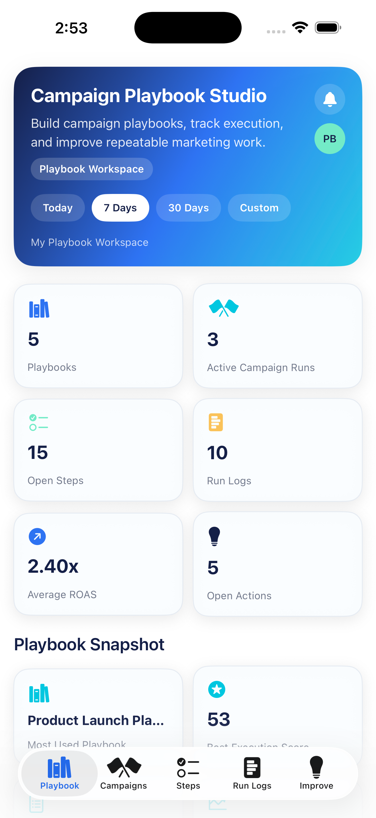 CampaignPlaybookStudio